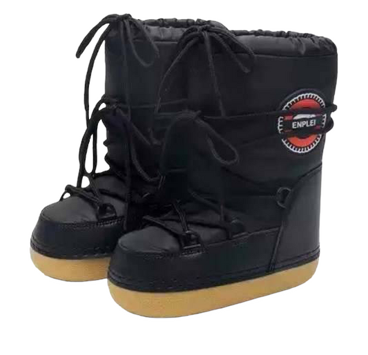 Black space boots